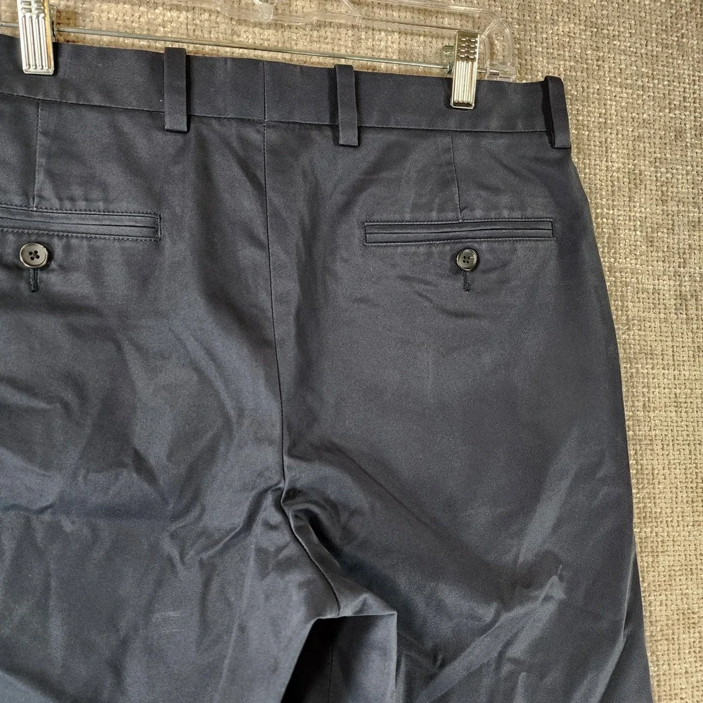 Nordstrom Shorts Mens 33 Navy 100%‎ Pima Cotton Chino Golf Preppy Classic NWT